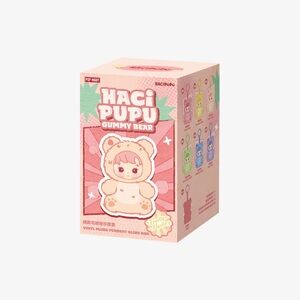 NEW Pop Mart HACIPUPU Gummy Bear Serie Vinyl Plush Pendant Collectible Blind Box